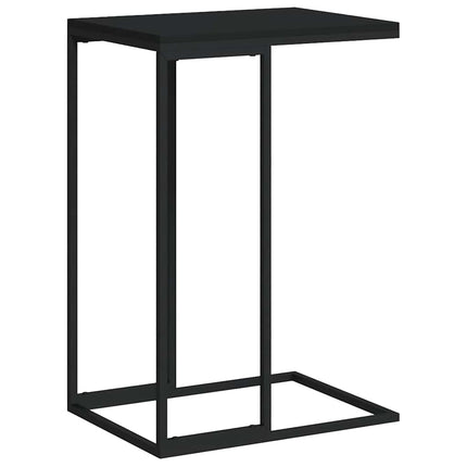 Sidobord svart 40x30x59 cm konstruerat trä
