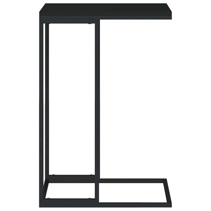Sidobord svart 40x30x59 cm konstruerat trä