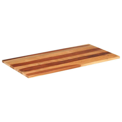 Bordsskiva 120x60x(2,5-2,7) cm massivt akaciaträ