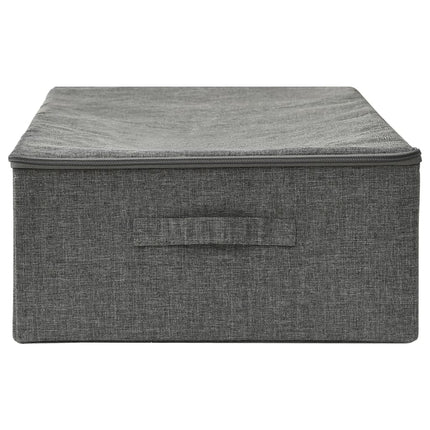 Förvaringslåda tyg 70x40x18 cm antracit