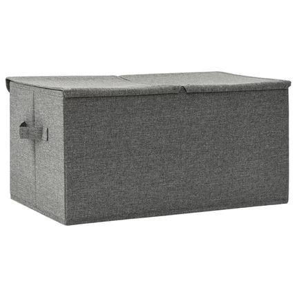 Förvaringslåda tyg 50x30x25 cm antracit
