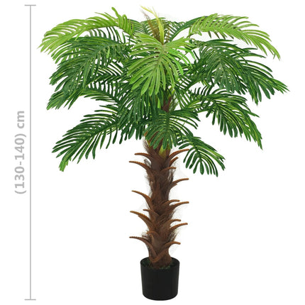 Konstväxt kottepalm med kruka 140 cm grön