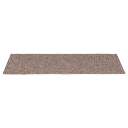 Trappmattor självhäftande 15 st 60x25 cm ljusbruna rektangulära