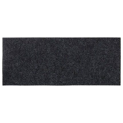 Trappmattor självhäftande 15 st 60x25 cm mörkgrå rektangulära