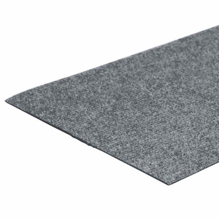 Trappmattor självhäftande 15 st 60x25 cm ljusgrå rektangulära