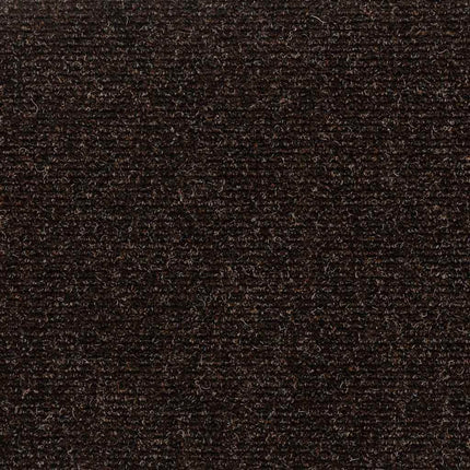 Trappmattor självhäftande 15 st 60x25 cm mörkbruna rektangulära