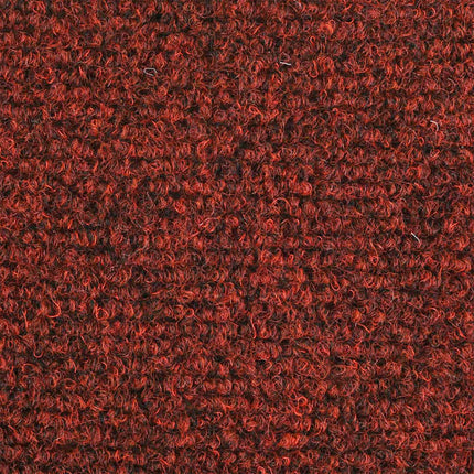 Trappmattor självhäftande 15 st 76x20 cm bordeauxröd rektangulär