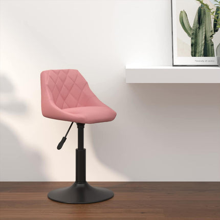Barpall Geometriskt Rosa 46 x 44 x (62.5-77.5) cm Konstläder