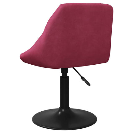 Barstol vinröd sammet