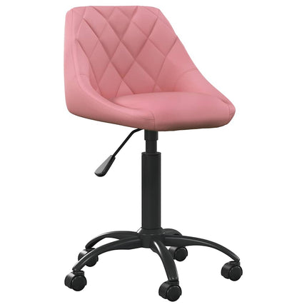 Matstol rosa sammet