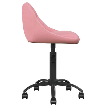 Matstol rosa sammet