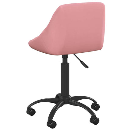 Matstol rosa sammet
