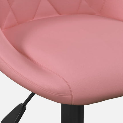 Matstol rosa sammet