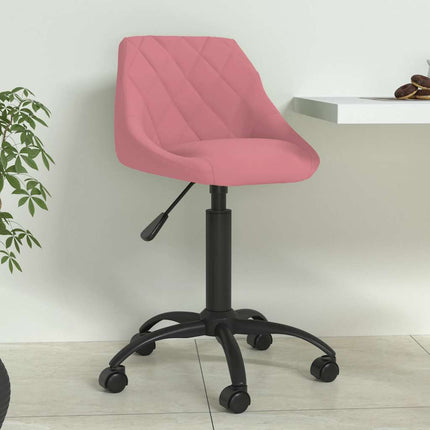 Matstol rosa sammet