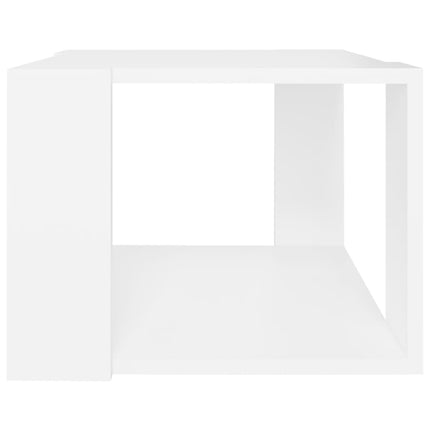 Soffbord vit 40x40x30 cm konstruerat trä