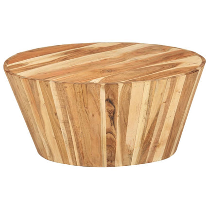 Soffbord Ø65x31 cm massivt akaciaträ