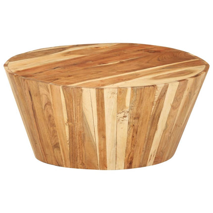 Soffbord Ø65x31 cm massivt akaciaträ