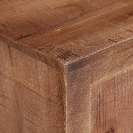 TV-bänk 110x30x40 cm grovt mangoträ