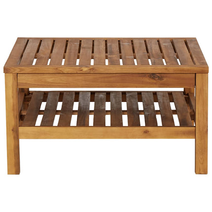 Soffbord 65x65x35 cm massivt akaciaträ