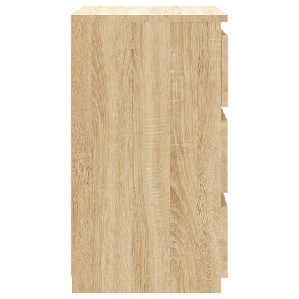 Sängbord sonoma-ek 40x35x62,5 cm konstruerat trä