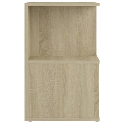 Sängbord 2 st Sonoma-ek 35x35x55 cm konstruerat trä