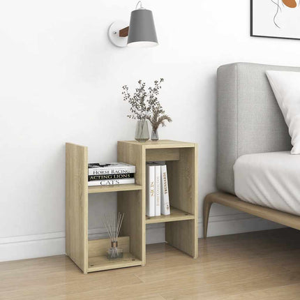 Sängbord sonoma-ek 50x30x51,5 cm konstruerat trä