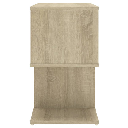 Sängbord 2 st sonoma-ek 50x30x51,5 cm konstruerat trä