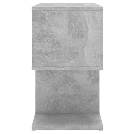 Sidoskåp betonggrå 50x30x51,5 cm konstruerat trä