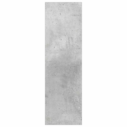 Väggmonterat skoställ betonggrå 60x18x60 cm konstruerat trä