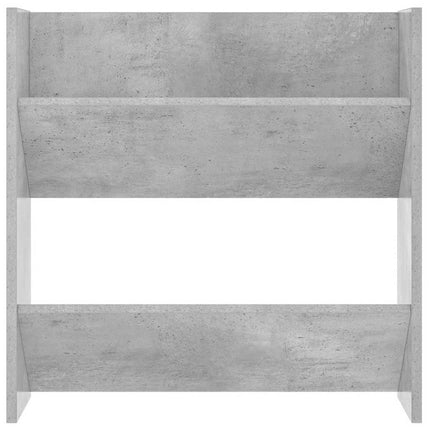 Väggmonterat skoställ 2 st betonggrå 60x18x60cm konstruerat trä