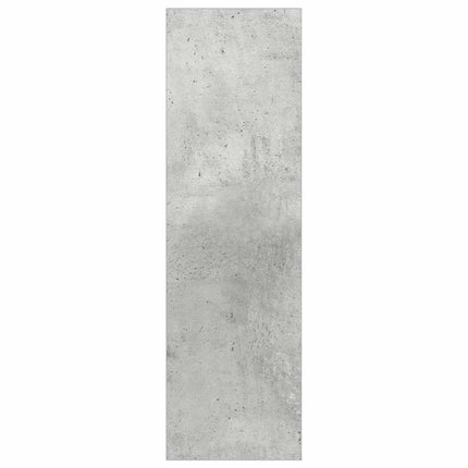 Väggmonterat skoställ 2 st betonggrå 80x18x60cm konstruerat trä