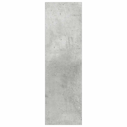 Väggmonterat skoställ 2 st betonggrå 80x18x60cm konstruerat trä