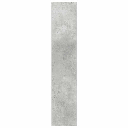 Väggmonterat skoställ betonggrå 60x18x90 cm konstruerat trä