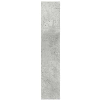 Väggmonterat skoställ betonggrå 80x18x90 cm konstruerat trä