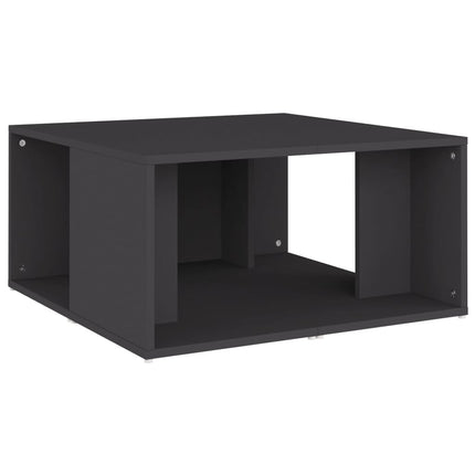 Soffbord 4 st grå 33x33x33 cm konstruerat trä