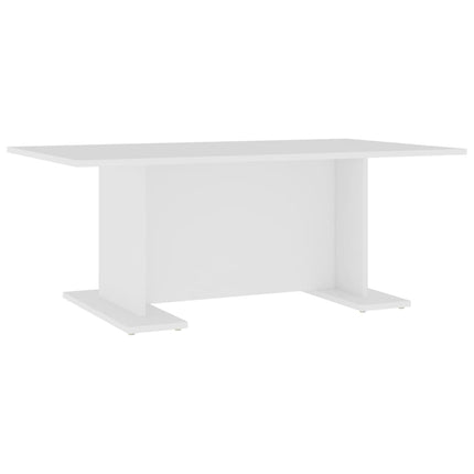 Soffbord vit 103,5x60x40 cm konstruerat trä