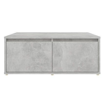 Soffbord betonggrå 80x80x31 cm konstruerat trä