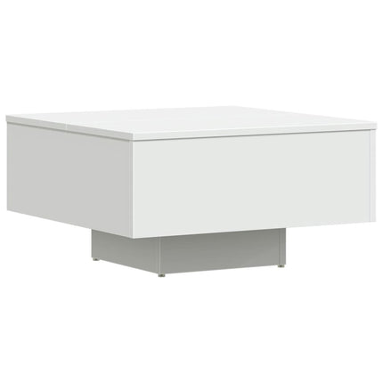 Soffbord vit 60x60x31,5 cm konstruerat trä