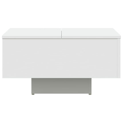 Soffbord vit 60x60x31,5 cm konstruerat trä