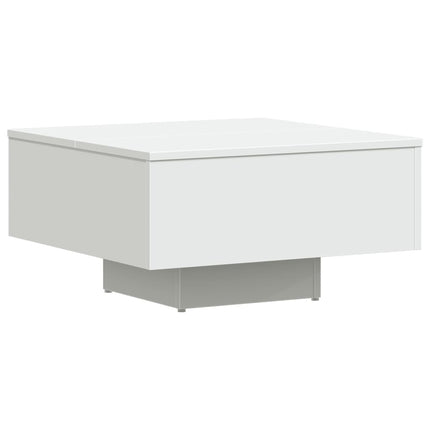 Soffbord vit 60x60x31,5 cm konstruerat trä