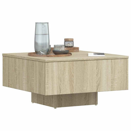 Soffbord sonoma-ek 60x60x31,5 cm konstruerat trä