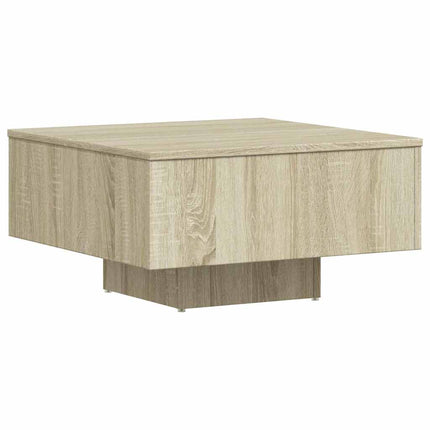 Soffbord sonoma-ek 60x60x31,5 cm konstruerat trä
