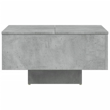 Soffbord betonggrå 60x60x31,5 cm konstruerat trä