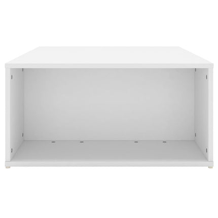Soffbord vit 90x67x33 cm konstruerat trä