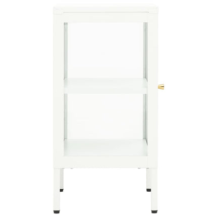 Skänk 38x35x70 cm metall och glas