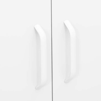 Förvaringsskåp vit 80x35x101,5 cm stål