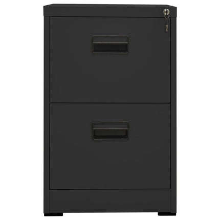 Dokumentskåp antracit 46x62x72,5 cm stål