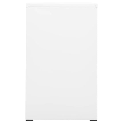 Dokumentskåp vit 46x62x102,5 cm stål