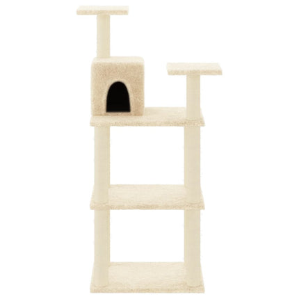 Klösträd med sisalpelare gräddvit 118,5 cm
