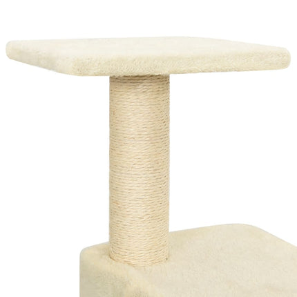 Klösträd med sisalpelare gräddvit 118,5 cm